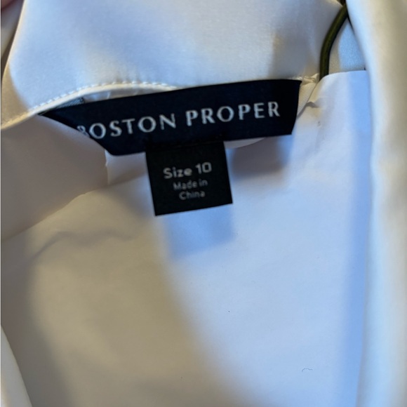 Boston Proper Sophia button up charmeuse blouse size 10 never worn. - Picture 5 of 6